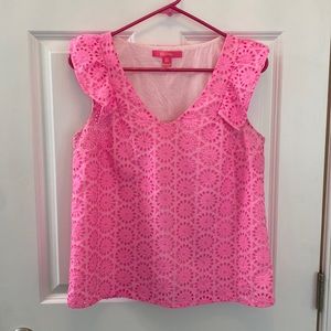 Lilly Pulitzer Eyelet Top